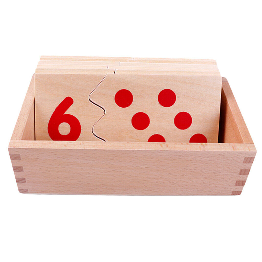 Kids Wooden Montessori Educational Mathematics Family Set Teaching Material