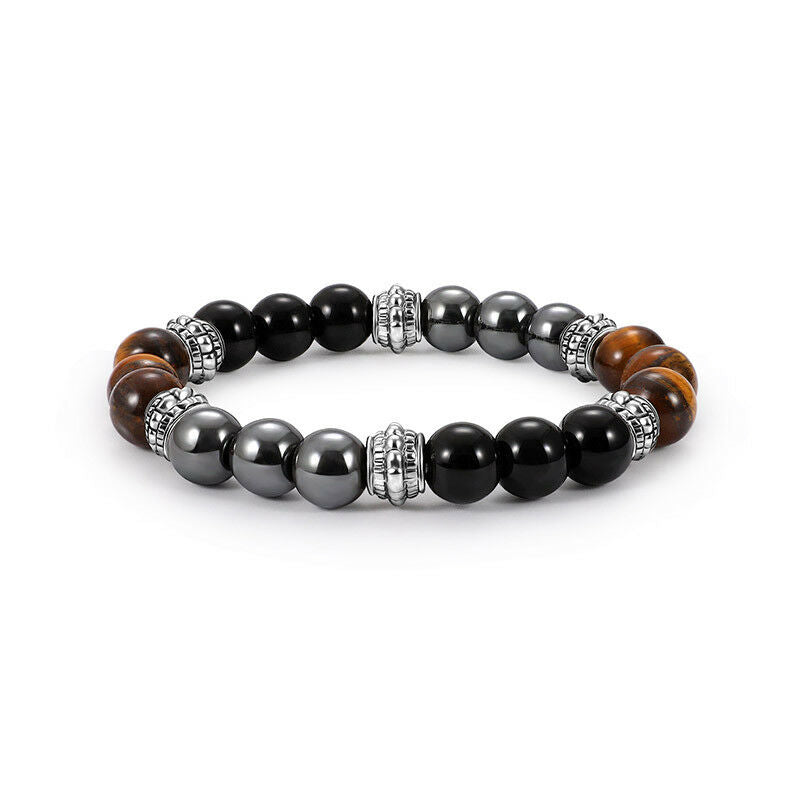 matte stone tiger eye excellent jewelry matte agate energy stone bracele.l8