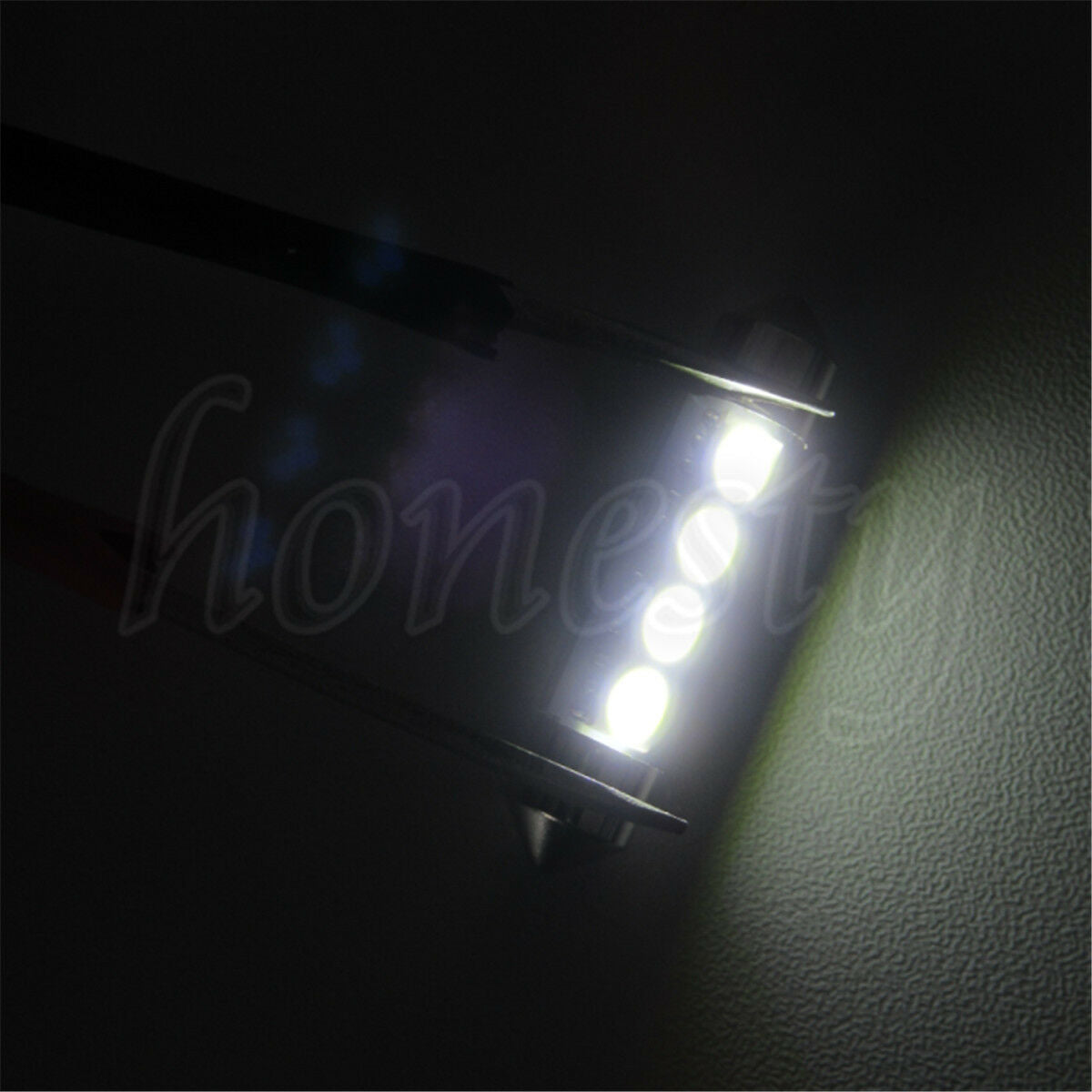 10PCS White 37mm 4SMD Car LED 5050 Dome Map Festoon Interior Light Bulb 12V