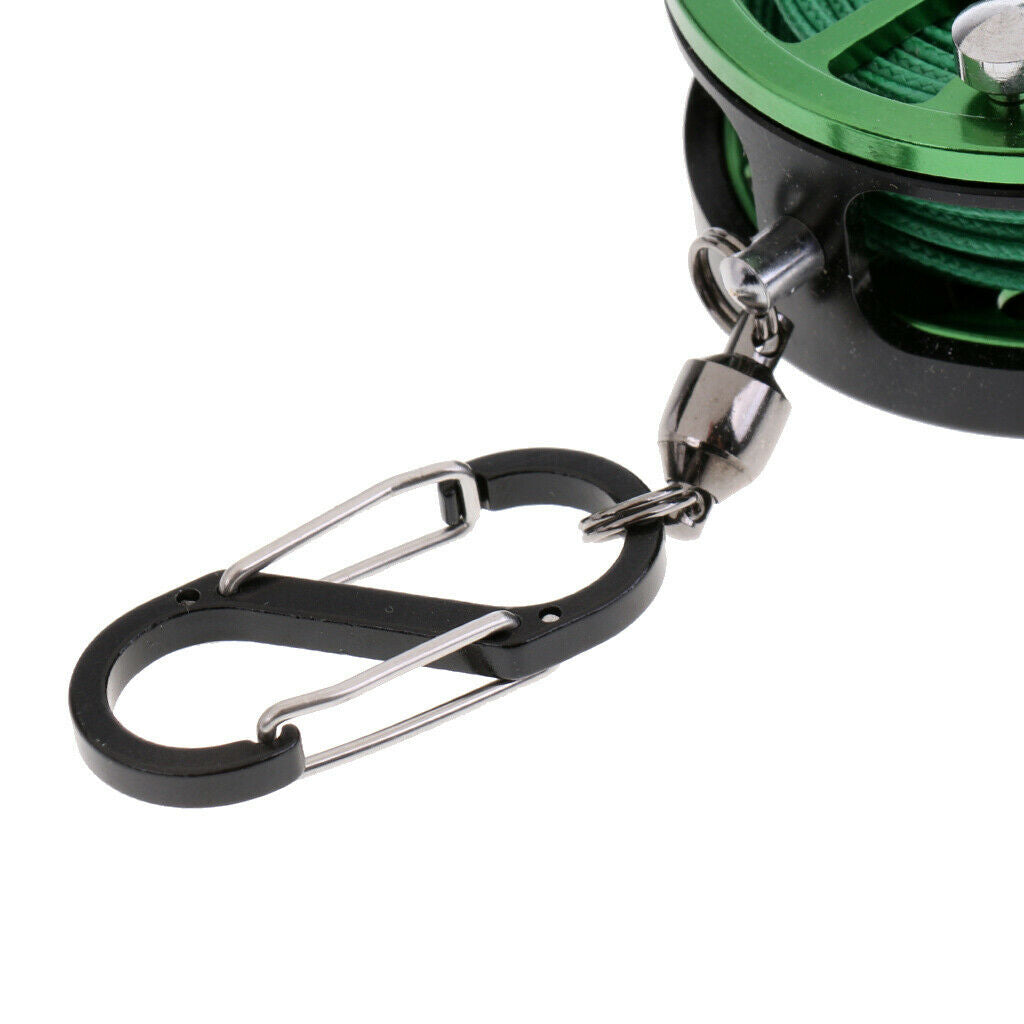 Stainless Steel Fishing Lock Buckle with Reel Live Fish Locks 60# Green