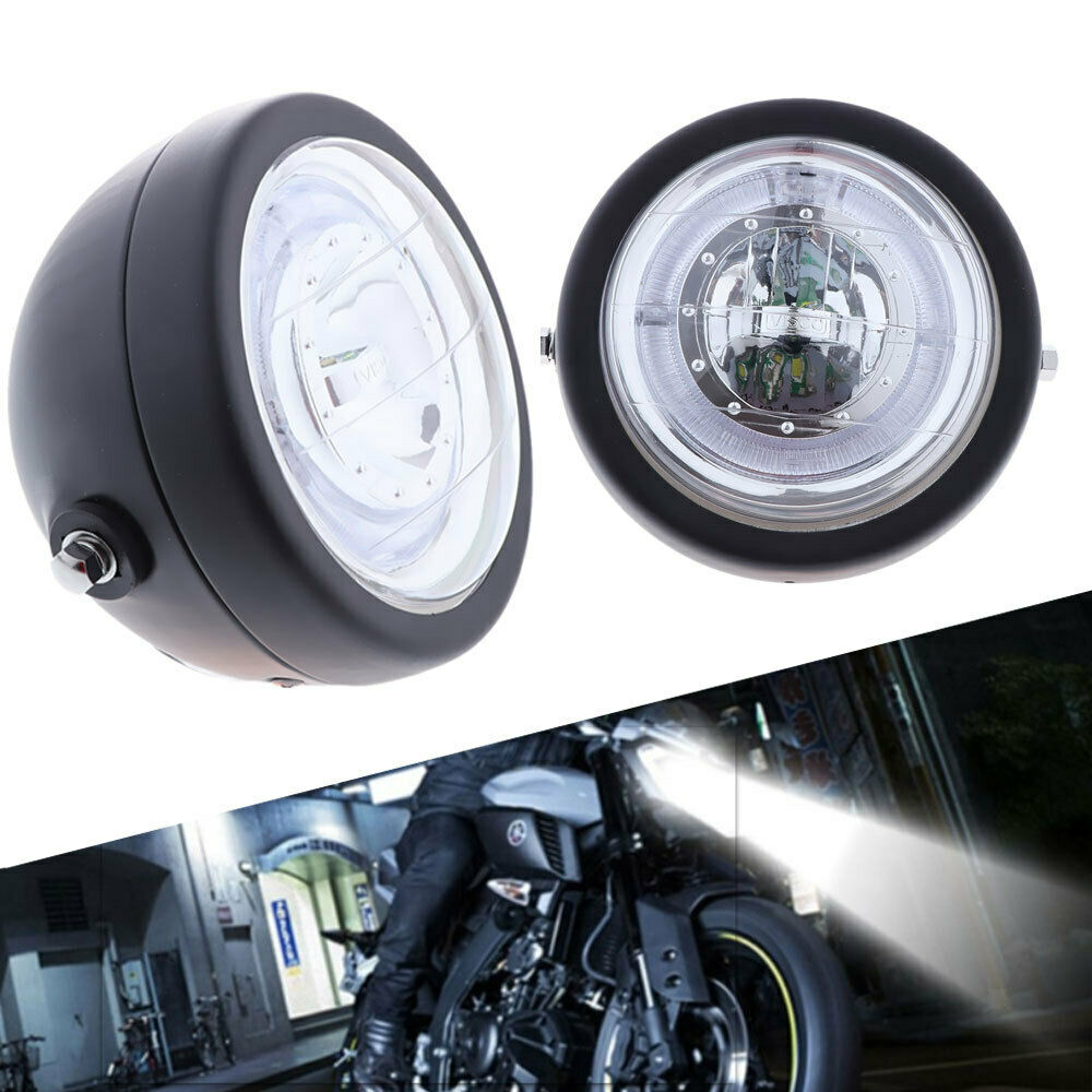 5.2inch Motorcycle Round Refit Automobile Headlights Projection LED 6500K (Super