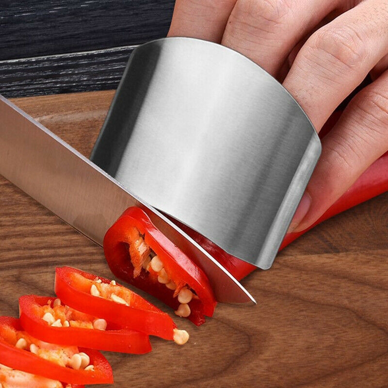 1pc Stainless Steel Finger Protector Multi-functional Cutting up Vegetabl.l8