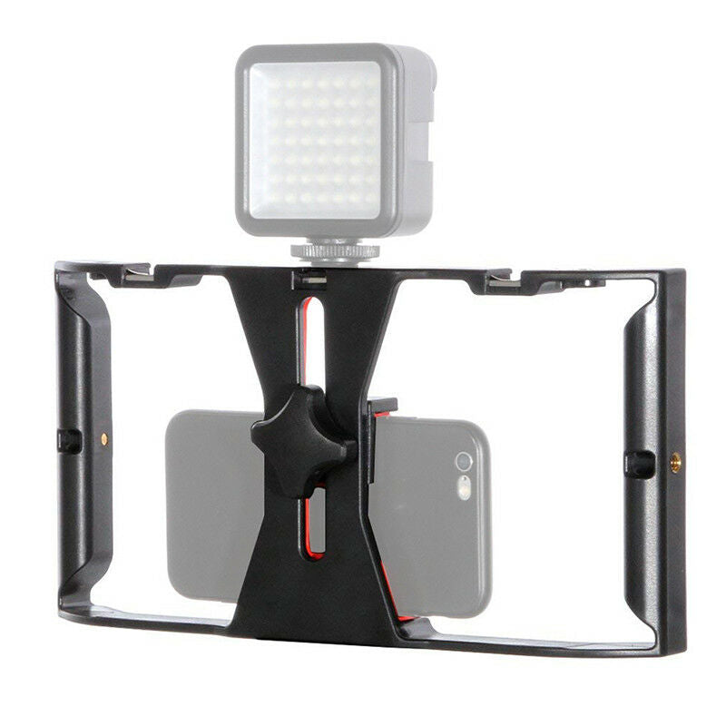 Video Stabilizer Rig Camera Cage Handheld Film Grip Stabilizer for Smart Phon SJ