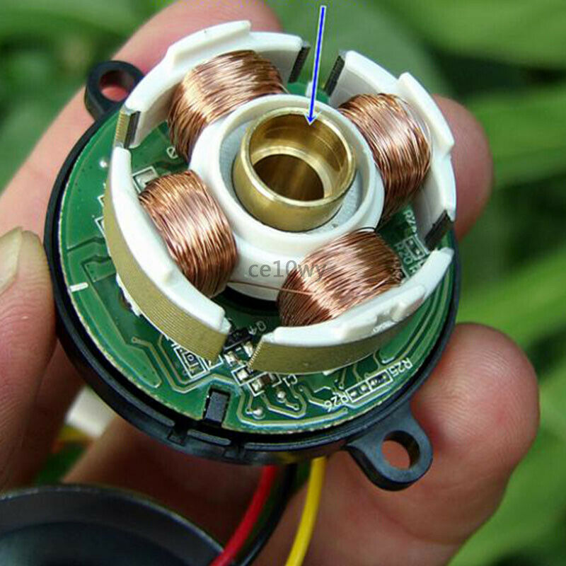 DC 12V-48V Brushless Motor Dual Ball Bearing 10000RPM Outer Rotor CCW Fan Motor