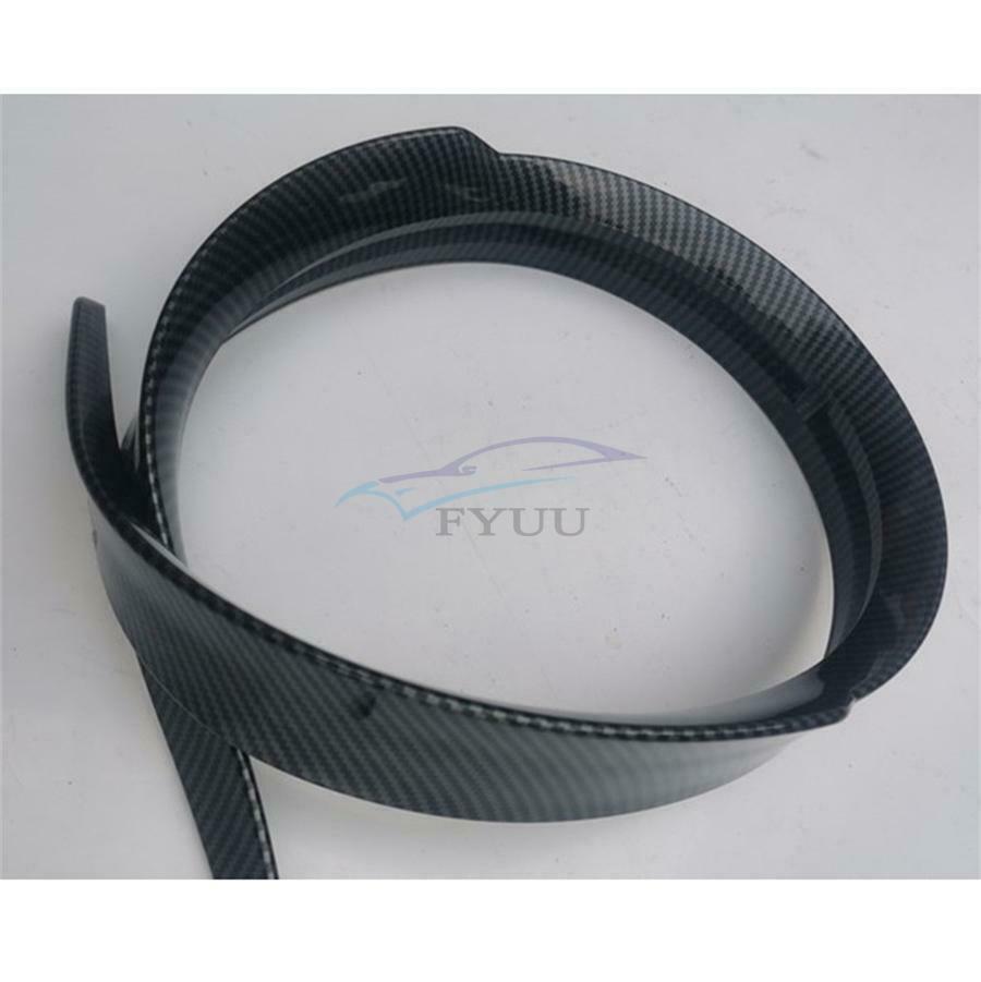 1PCS 99CM Carbon Fiber Color Car Rear Top Lip Spoiler Lip Wing Tail Decoration