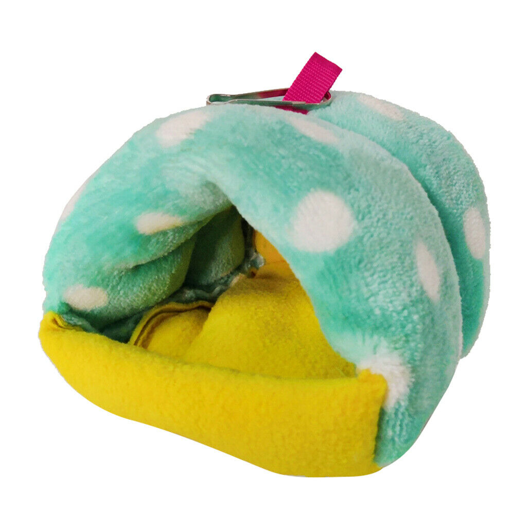 2-pack Guinea-Pigs Hamster Bed House Hut Sleep Tube Hanging Cage Cave Warm