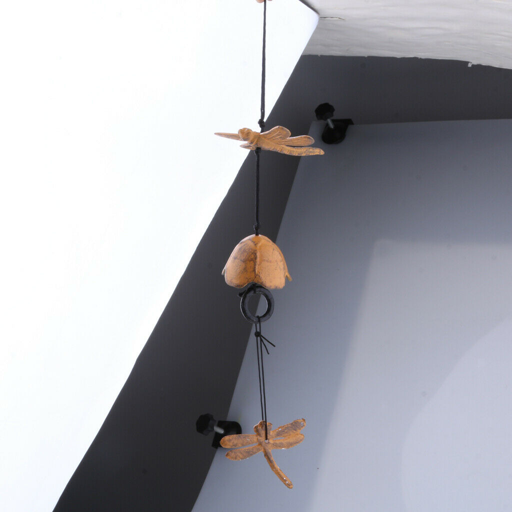 Wind chimes Rustic Decorative Dragonfly Outdoor Wind Bell Hanging Ornamentation