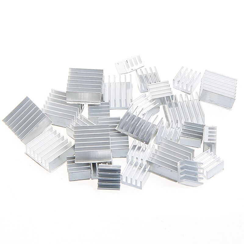 10Set  Raspberry Pi 3 Heatsink Fans Pure Aluminum Heat Sink Fr Cooling Pi 2 30X