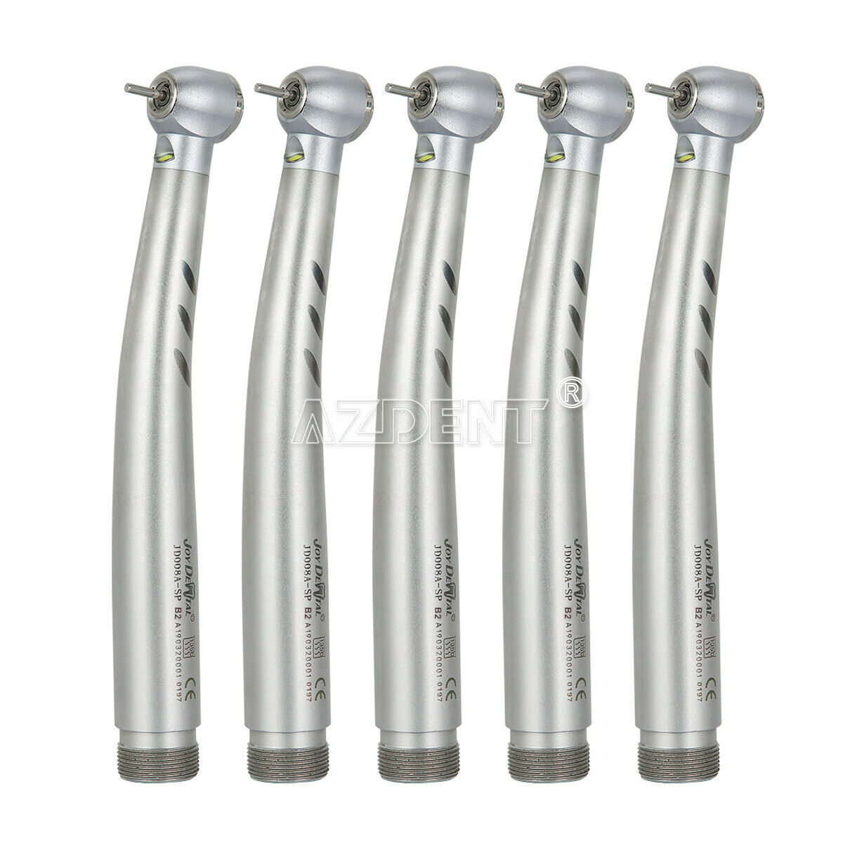5 X Dental E-generator LED High Speed Handpiece Push Button 4 Water Spray 2H