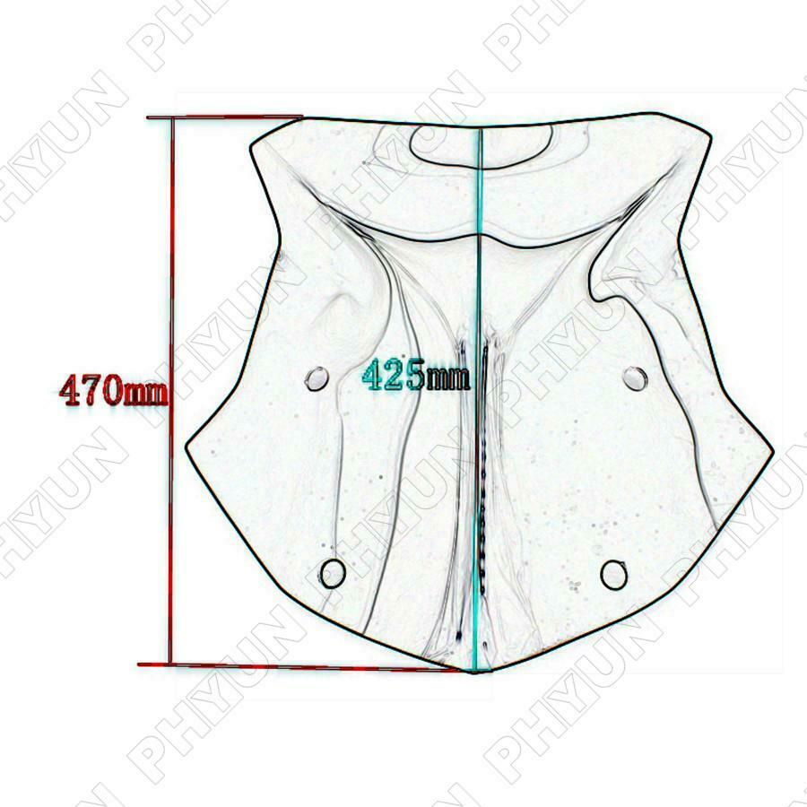 Motorcycle Transparent Windscreen Windshield Screen
