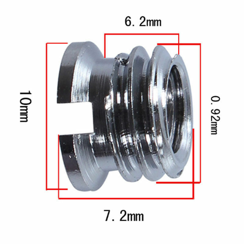 10x 1/4" to 3/8" Thread Convert Screw Adapter for Tripod Monopod Ballhea.l8