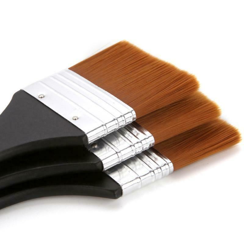 7pcs/set Professional Nylon Hair Painting Brush Wooden Oil Watercolor Acrylic
