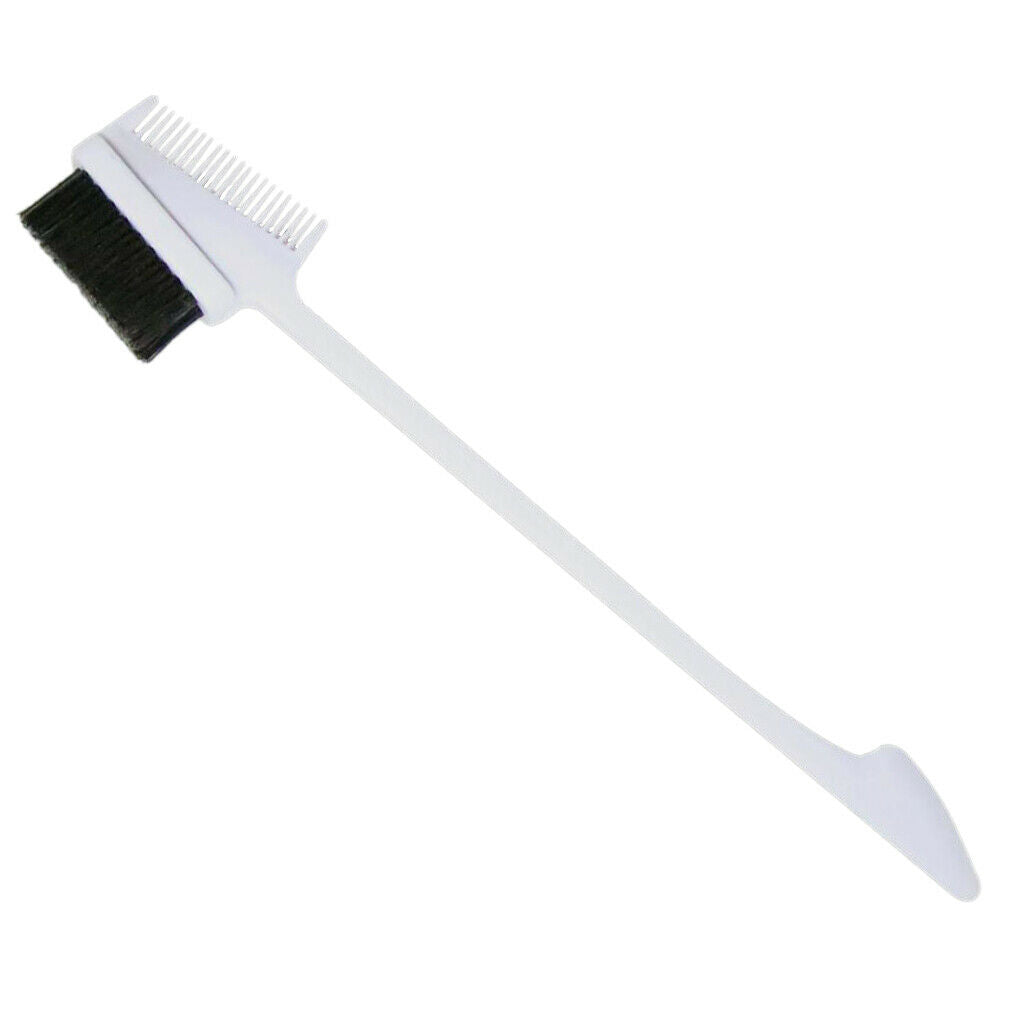 2Pieces Double Sided Edge Control Brushes Grooming Comb for Natural Hair