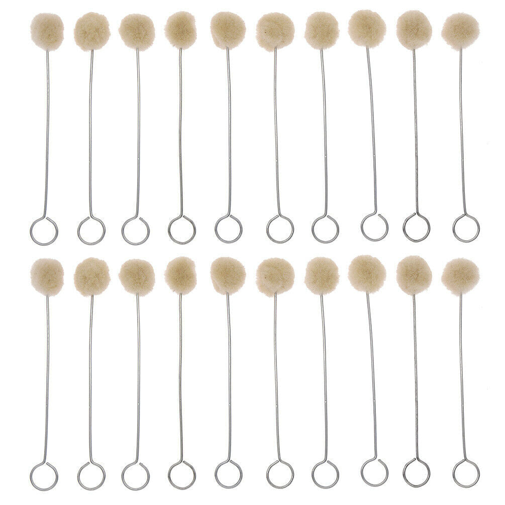 100pcs DIY Leather Craft Wool Leather Dye Dauber & Finish Applicator Kits Tool