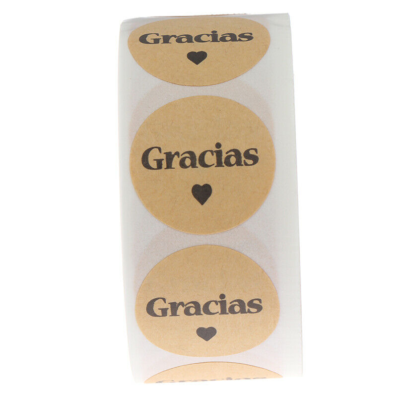 500x Gracias Spanish Thank You labels Stickers scrapbooking stationery sti G Tt