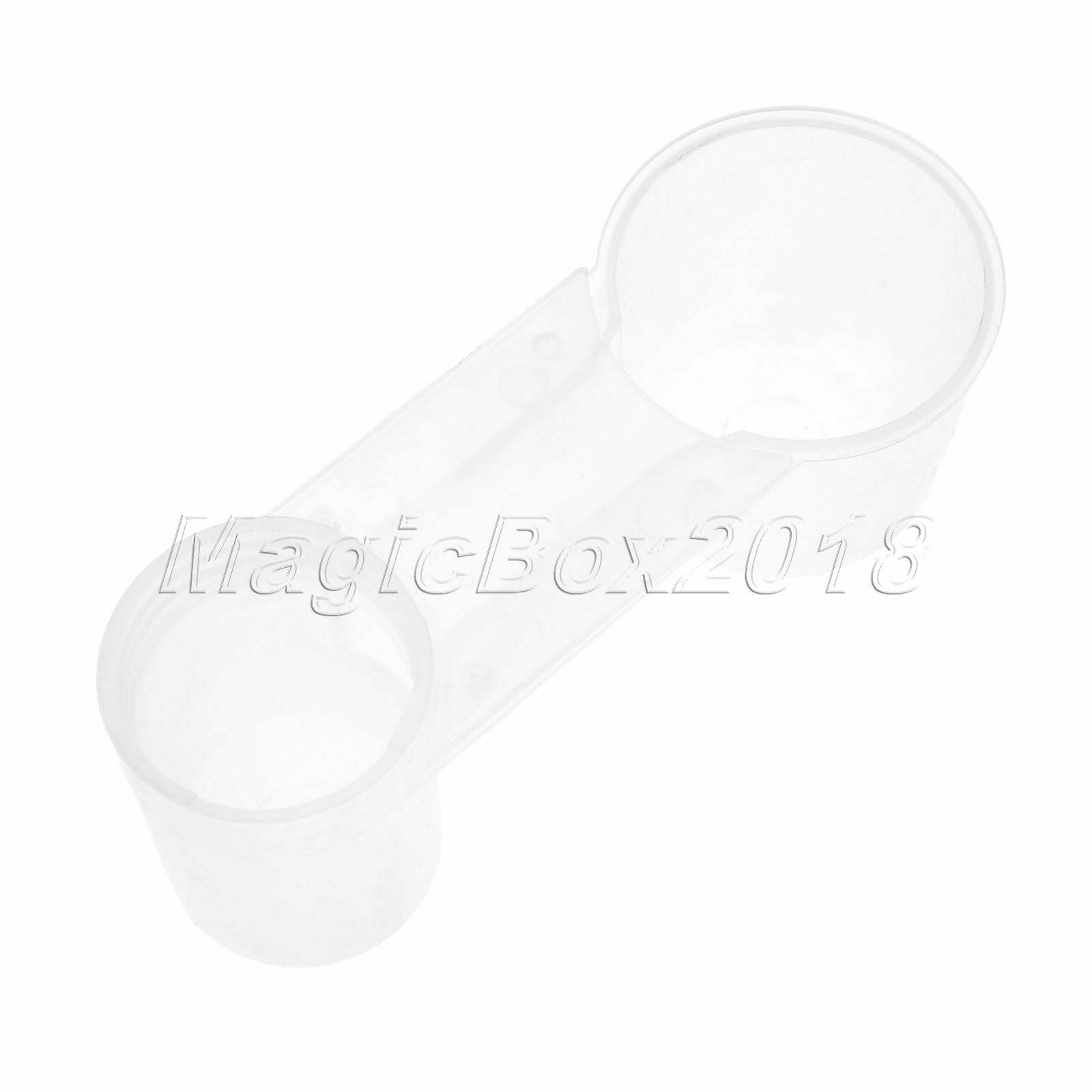 Bird Feeder Drinker Cup Water Bottle For Poultry Dove Pigeon 5Pcs White Plastic
