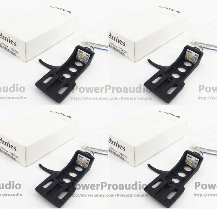 4Set Black Turntable Headshell For Technics and Other Phono Turntables Headshell