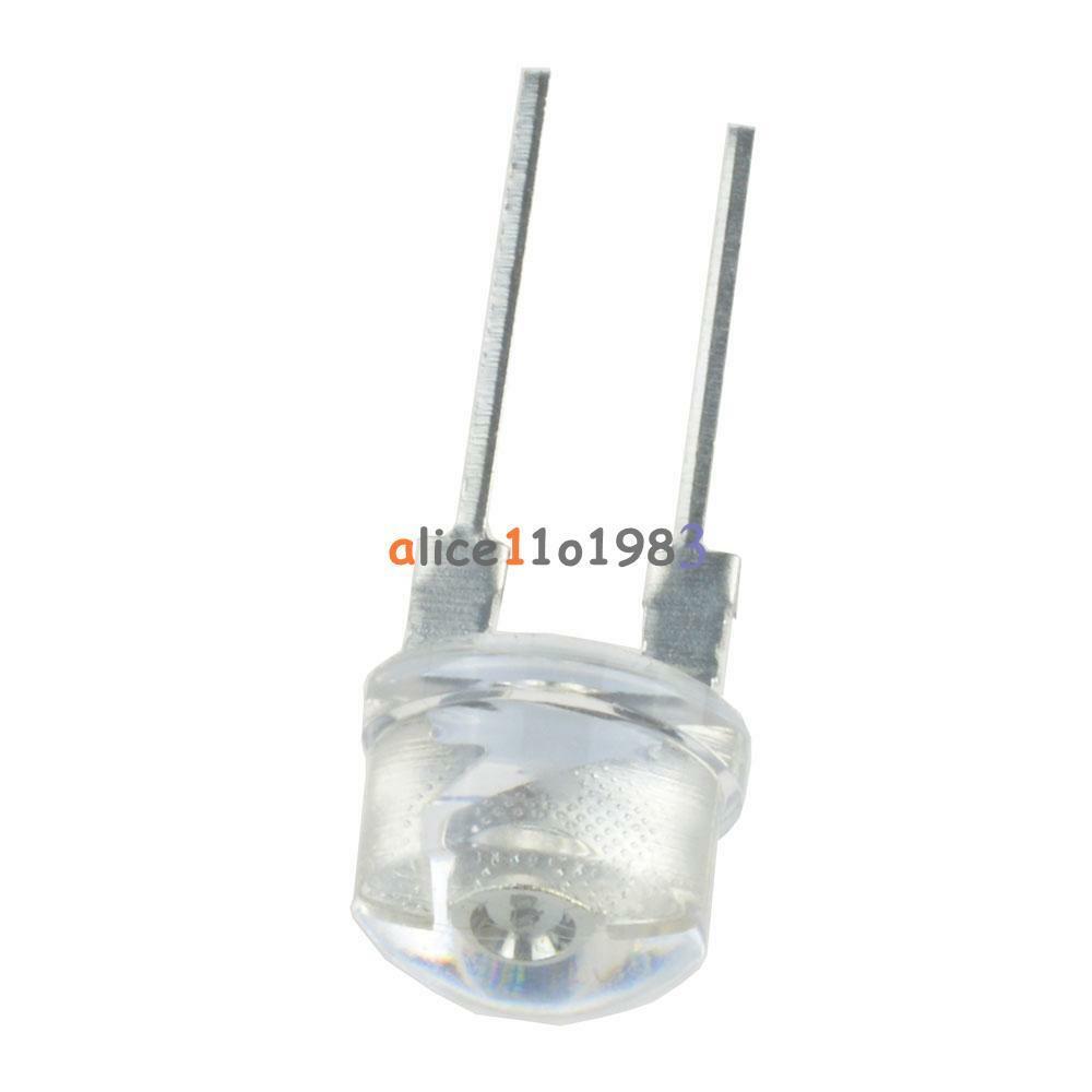 10PCS 8MM Straw Hat 0.5W LED Light Emitting Diode White LED High Power