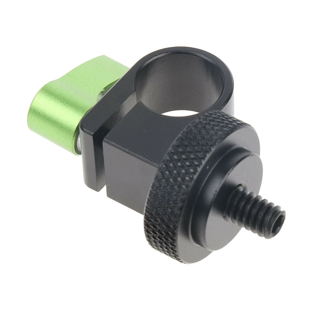 Single Rod Clamp 15mm 1/4" Screw for DSLR Camera Shoulder Support System