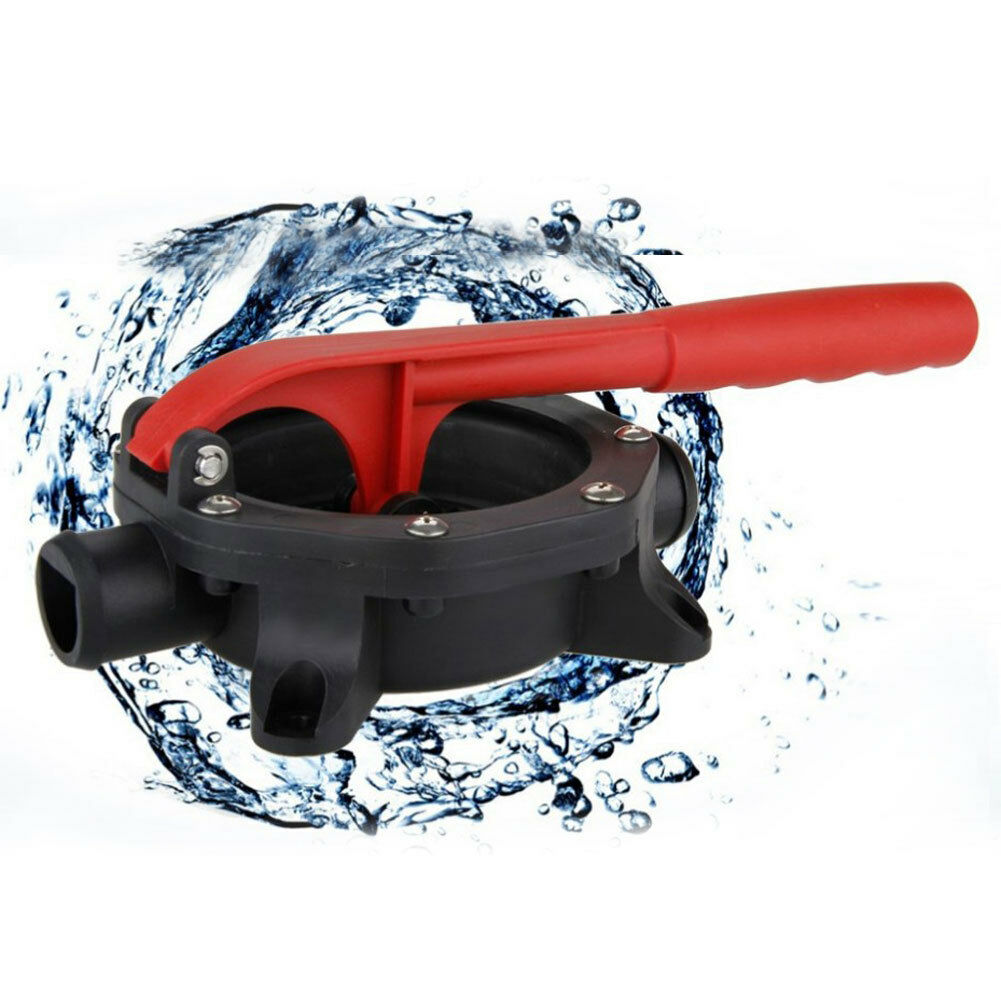 720GPH Manual Diaphragm Boat Marine Bilge Plastic Water Self-priming Pump ABS