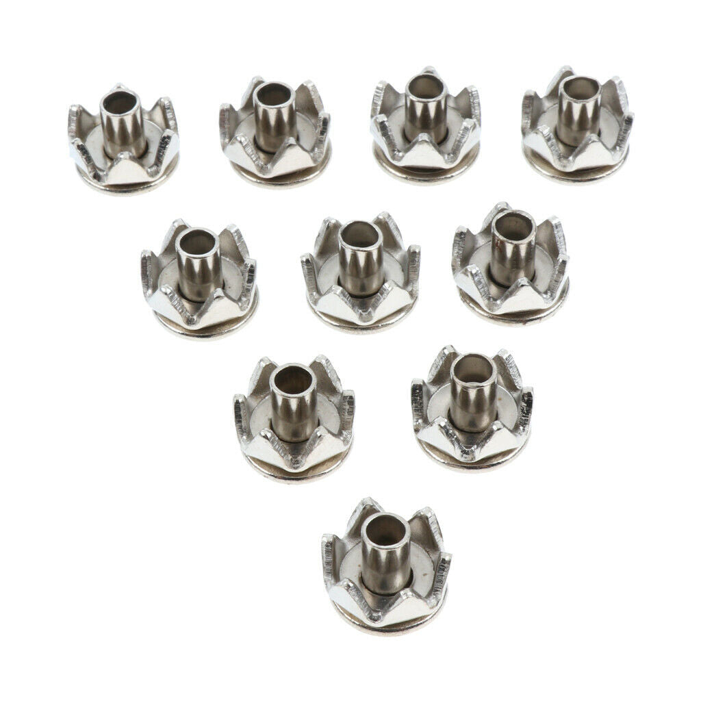 10pcs Walking Cleats Replacement Stainless Steel Ice Spikes
