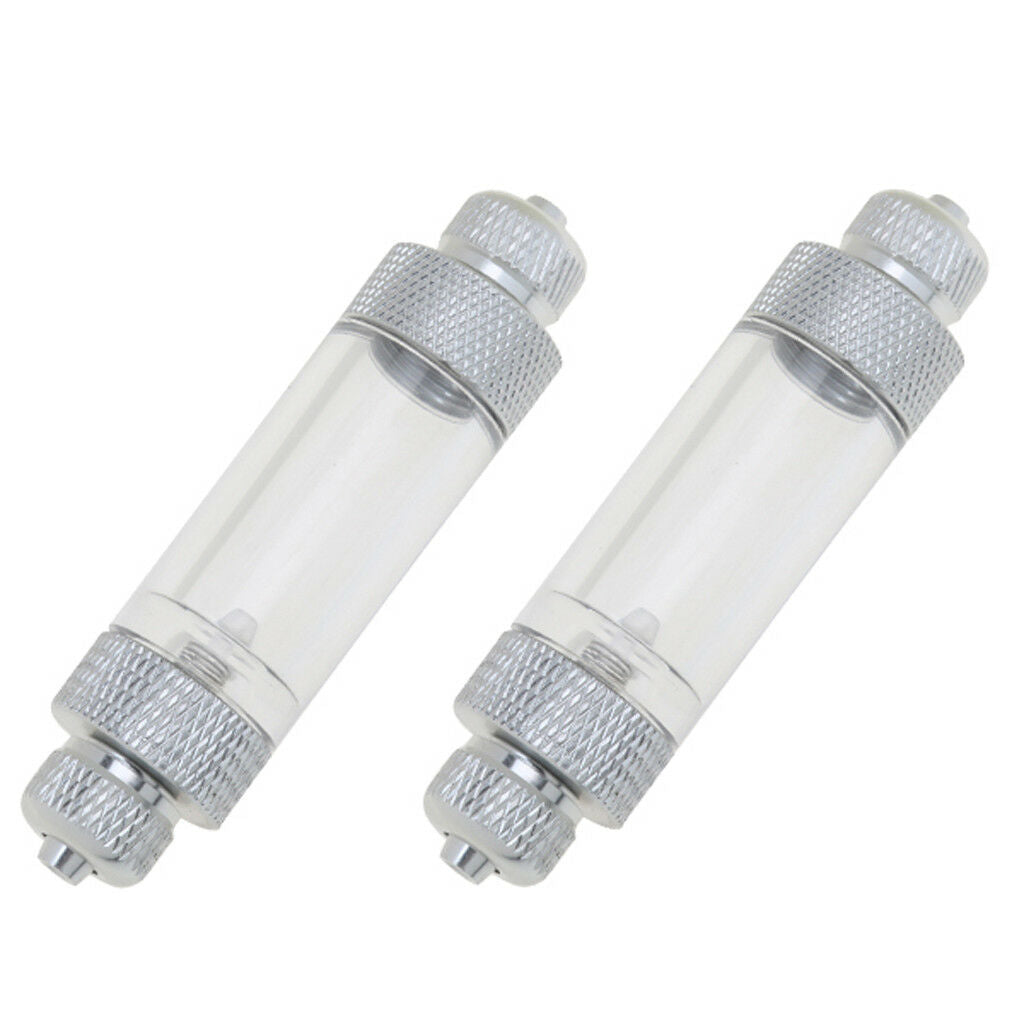 2Pcs Double Head Aquarium Plant CO2 Non-return Bubble Counter Fish Tank Tool