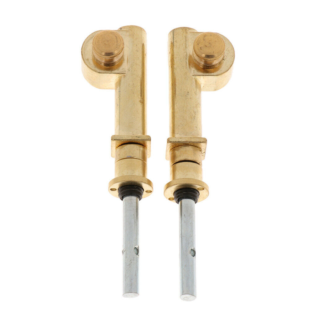 2 Pieces Copper  Erhu  Shaft Mechanical  Erhu Accessory