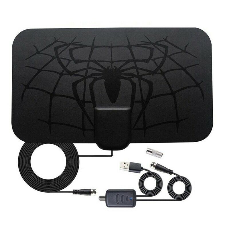 Indoor Digital Antena 25DB TV Aerial Amplified TV Antenna 4K DVB-T2 170-240 L4X4