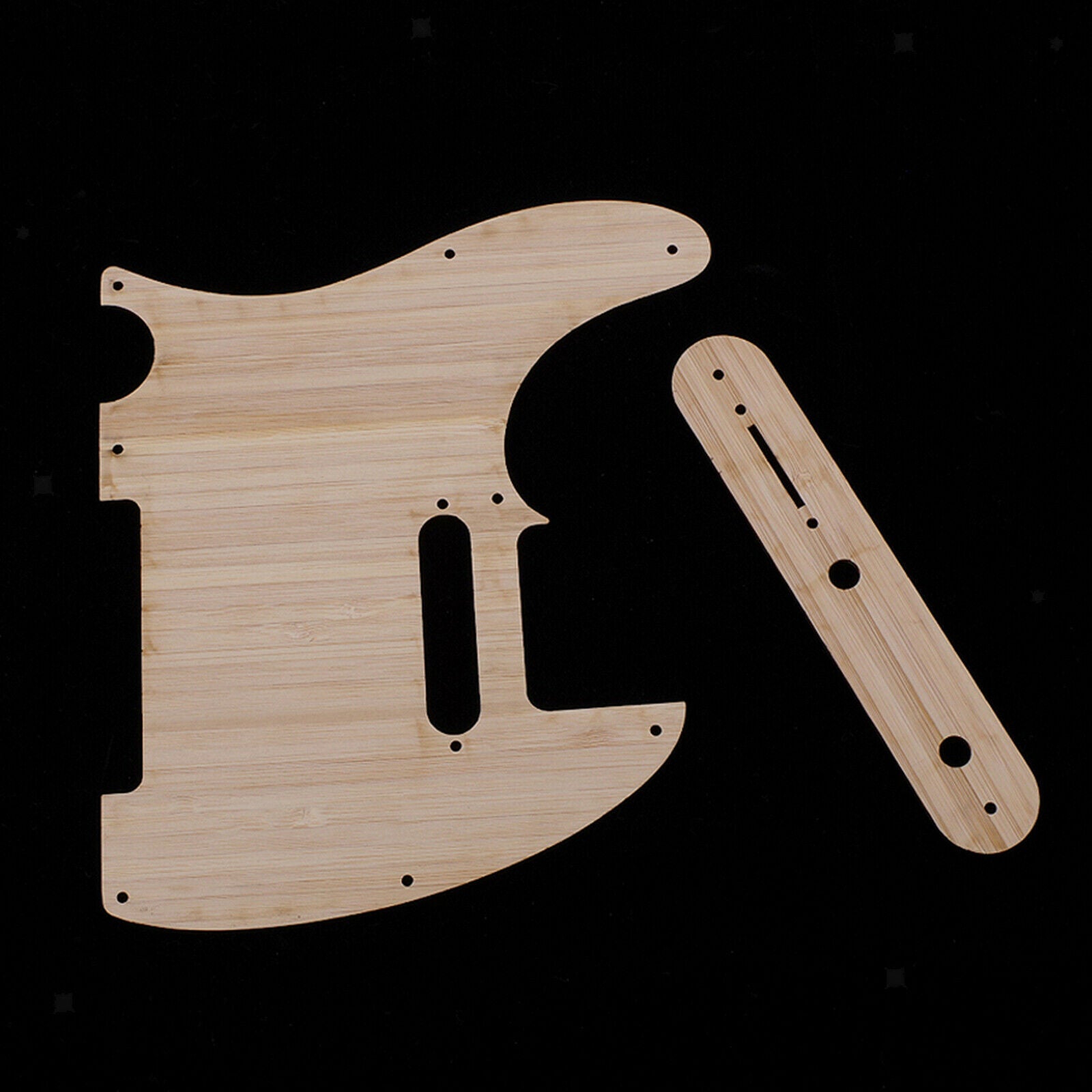 Bamboo Pickguard Back Plate for  Electric Guitar Parts Accessories Luthier