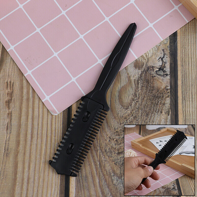 Barber Hair Comb Scissor Tools Bangs Brush Hairdressing Trimmers Thinni.l8