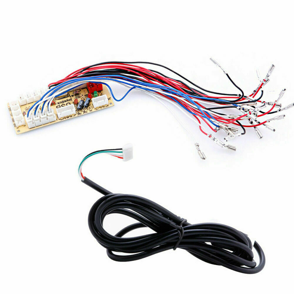 Zero Delay USB Encoder To PC LED Joystick and Buttons For Arcade diy kit Parts