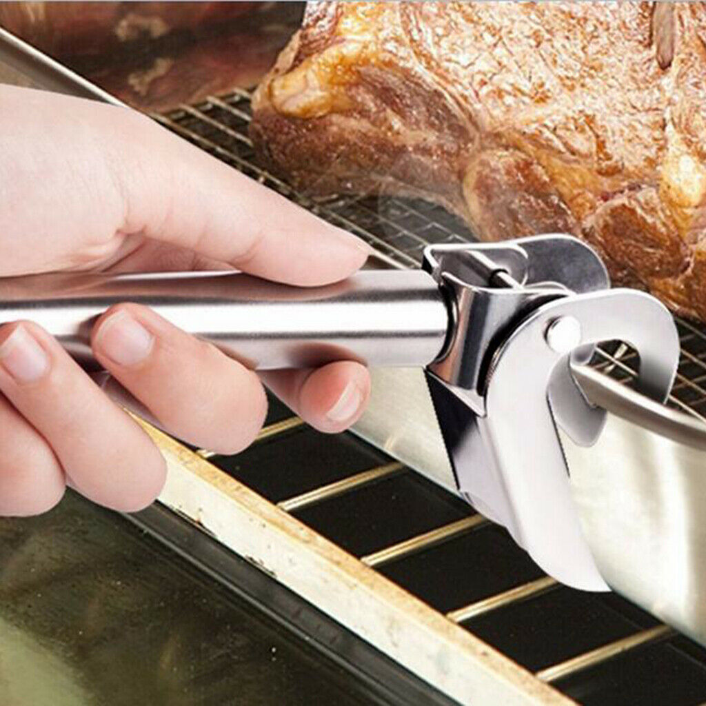 Stainless Steel Kitchen Anti-Scald Gripper Plate Bowl Dish Pot Clamp Holder