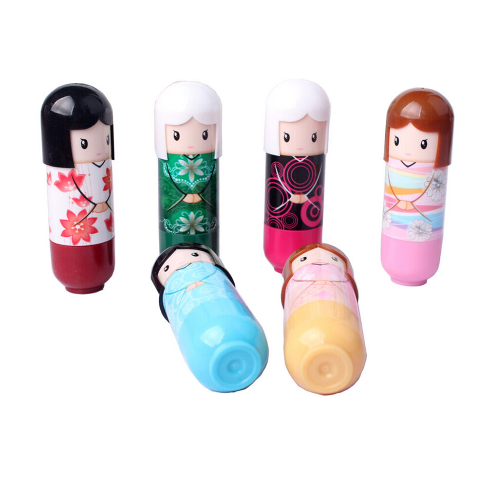 1x  Fruit Flavors Lovely Pure Natural Women Baby Lip Balm Lipstick Lip Gloss BDA