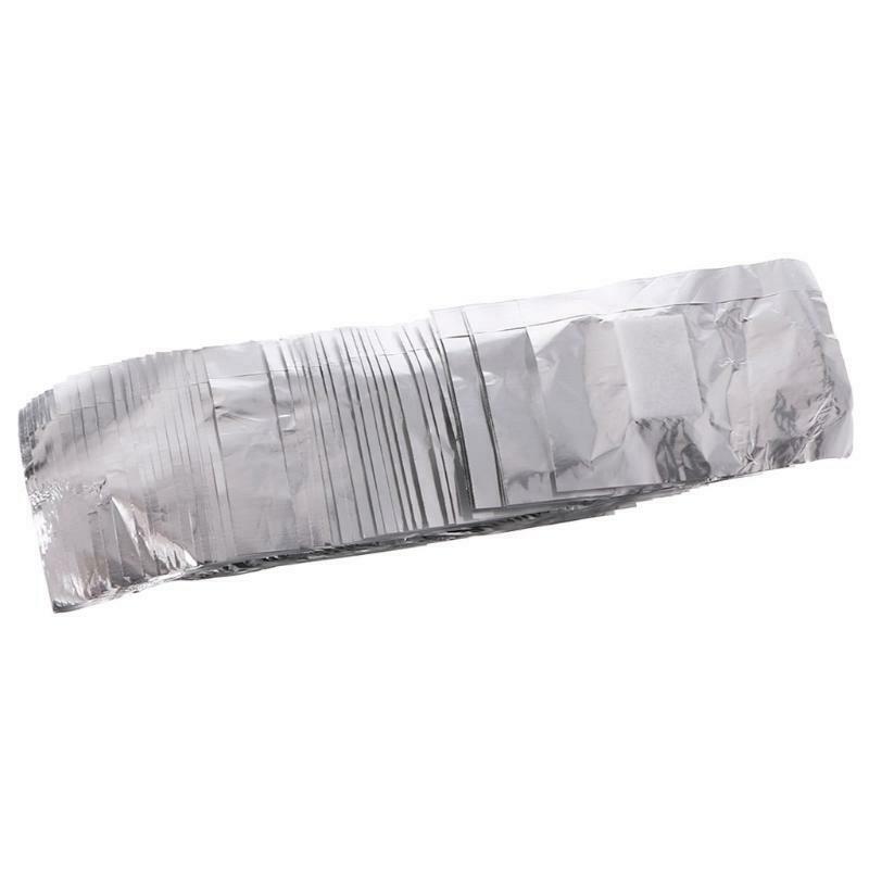 150pcs Aluminium Foil Nail Art Soak Off Acrylic Gel Polish Nail Wraps Remover