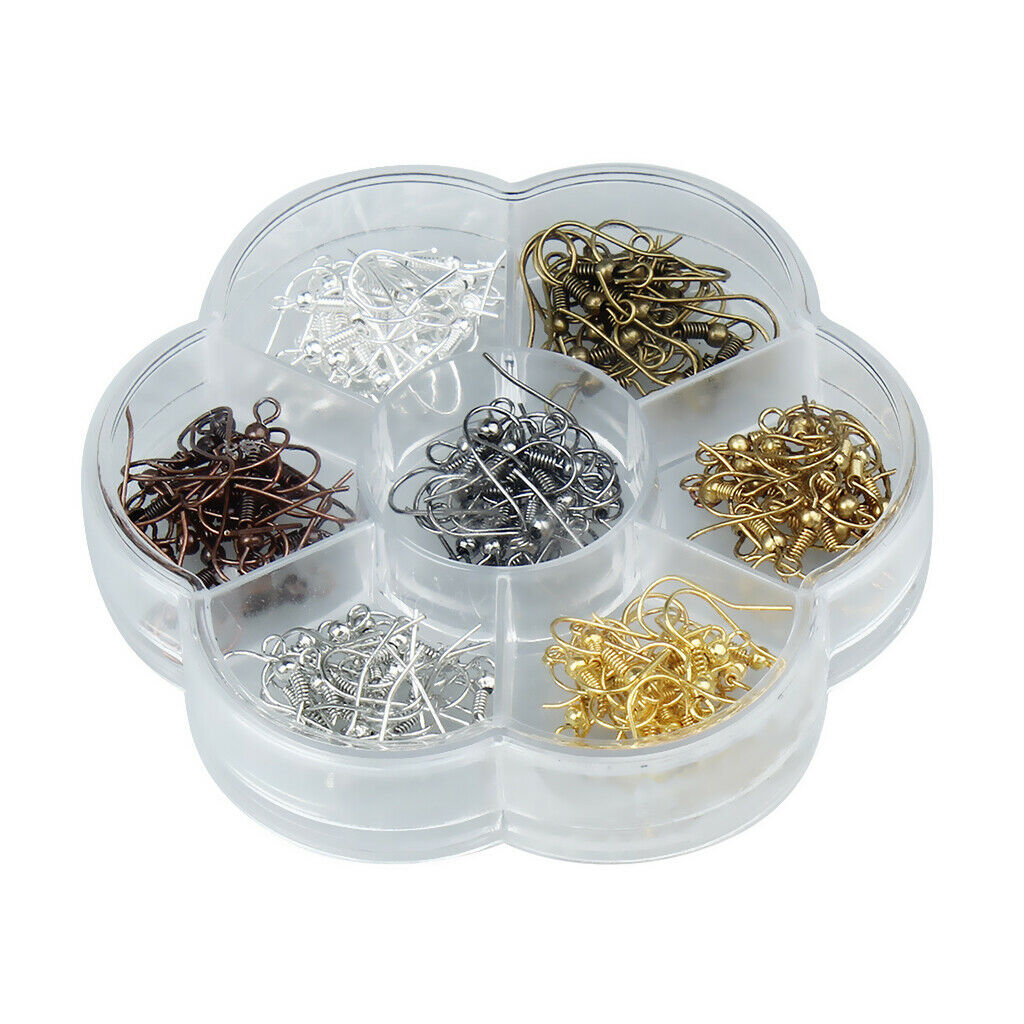 140x Various Earring Hooks Ear Wire Jewelry Making Findings Starter Kit
