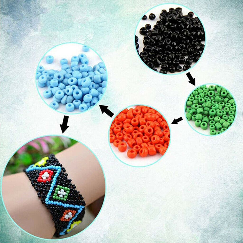 7226pcs Glass Rocailles For Jewelry Making Bracelet Beads Craft DIY