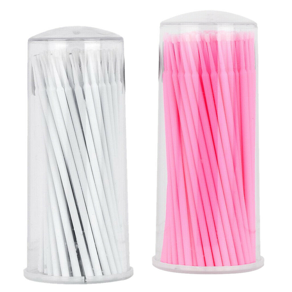 200 lot Eyelash Extension Cleaning Micro Brushes Swabs Applicators Tools