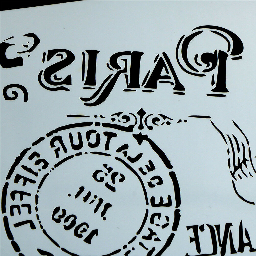 retro paris layering stencils for wall painting scrapbooking stampalbum de.l8