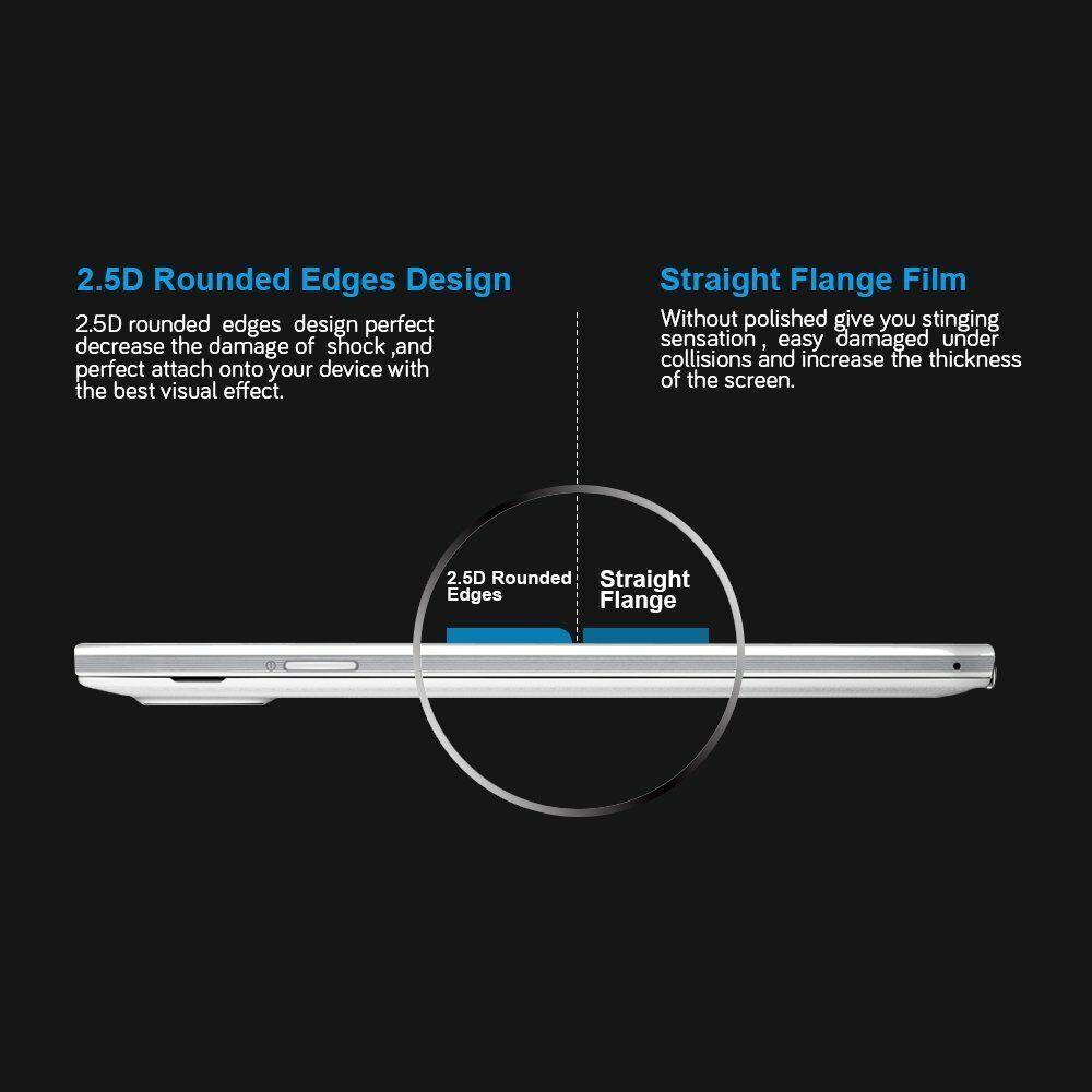 0.3mm 9H Hard 2.5D Curve Edge Film Premium Tempered Glass for   Y635