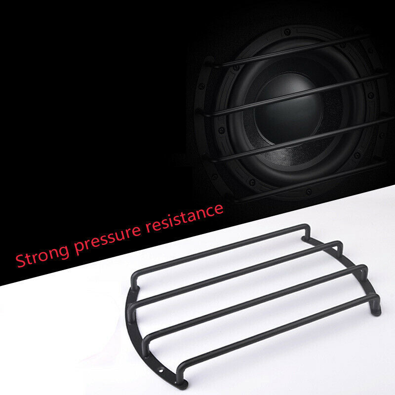 10" Car SUV Subwoofer Audio Speaker Grille Cover Protector Decorative Wear Metal