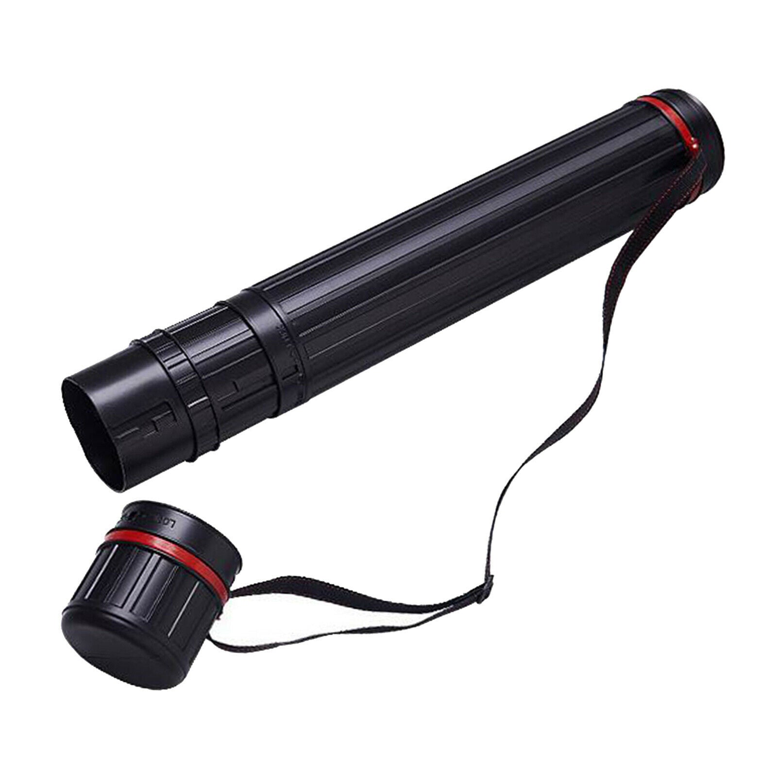 Telescopic Extendable Art Drawing Plans Storage Carry Case Tube with Strap