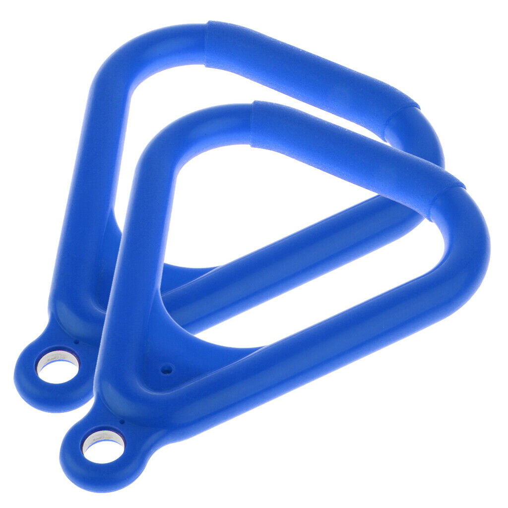 2pcs Plastic Trapeze Rings Replacement for Kids Swingset, Playset, Gym Jungle,