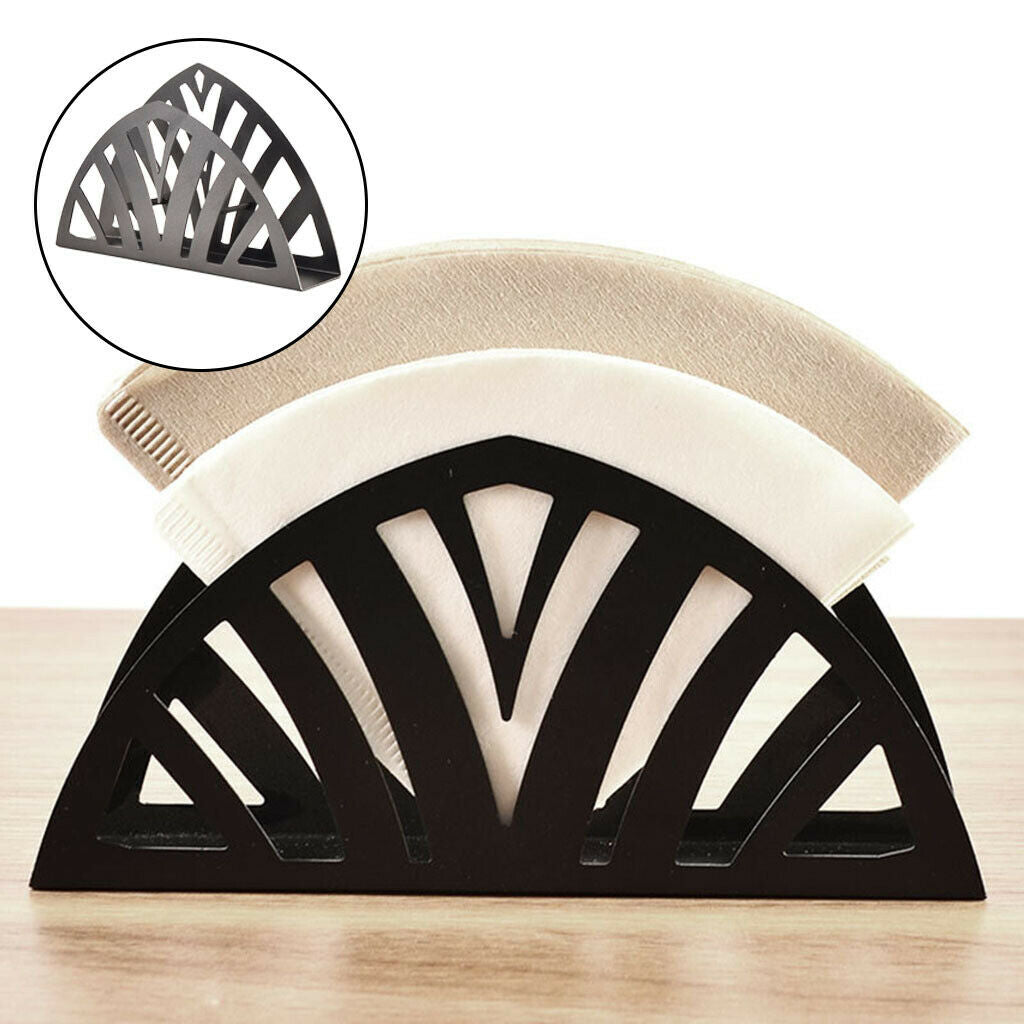 Iron Coffee Filter Holders Rack Household Kitchen Coffee Organizer Tools