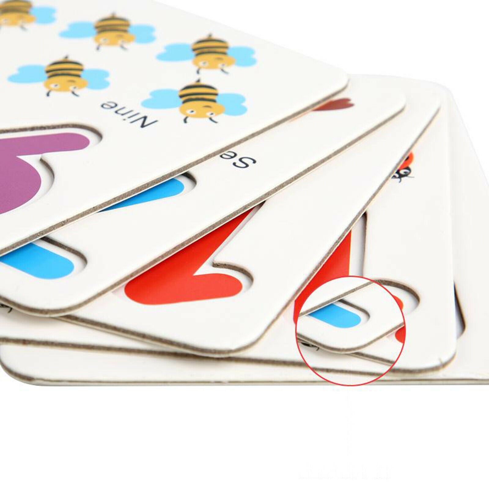 Preschool Kids Math Educational Toys Counting Wooden Sticks Number Cards