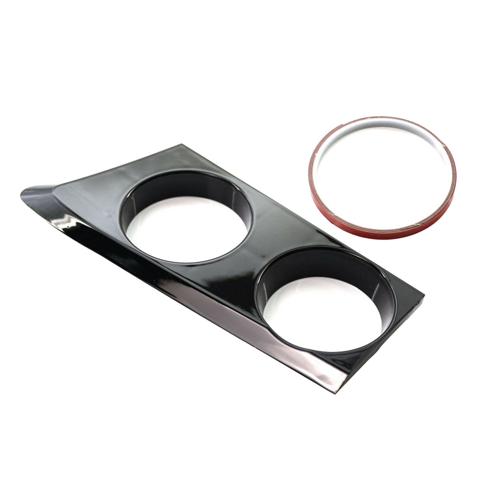 Car Left Water Cup Holder Cover Fits for BMW 1 Series E87 04-11 Bright Black