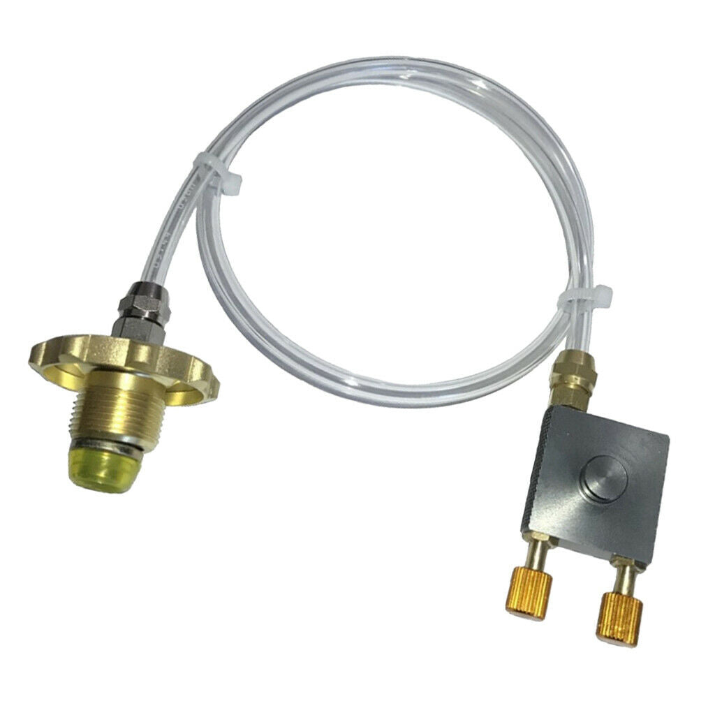 Lightweight Iron Propane Refill Adapter for Home BBQ M22X1.5 to 7 / 16-28UNE
