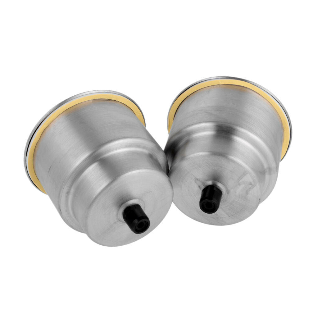2x Stainless Steel Recessed Cup Drink Holder for Marine Boat Auto Truck