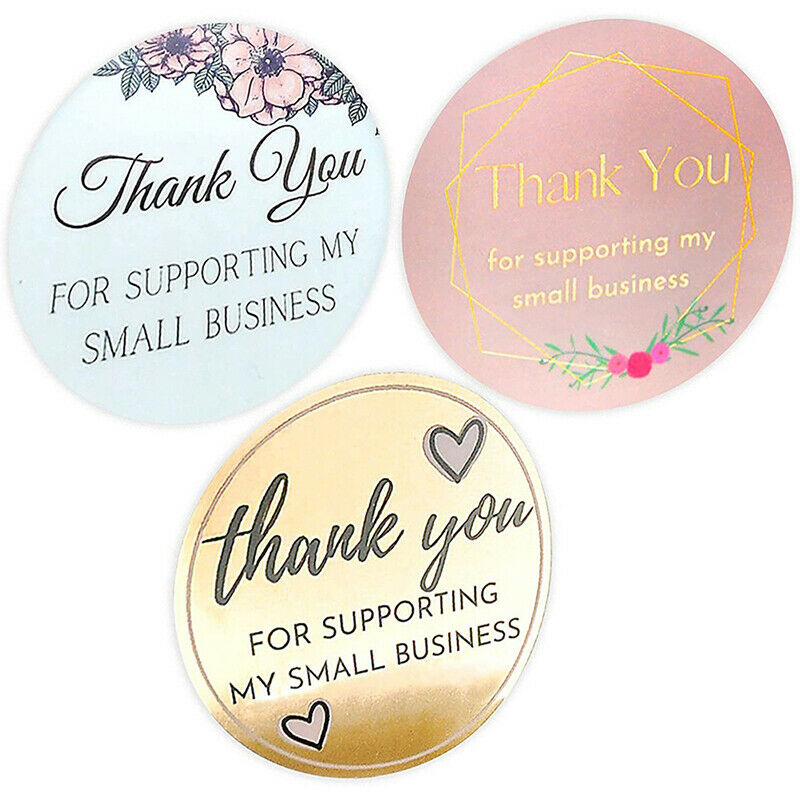 500PCS/roll thank you for support stickers Gift Seal Labels For Sh.l8