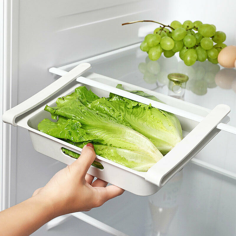 Refrigerator Food Storage Holder Box Rack Fridge Drawer Shelf Kitchen Organizer