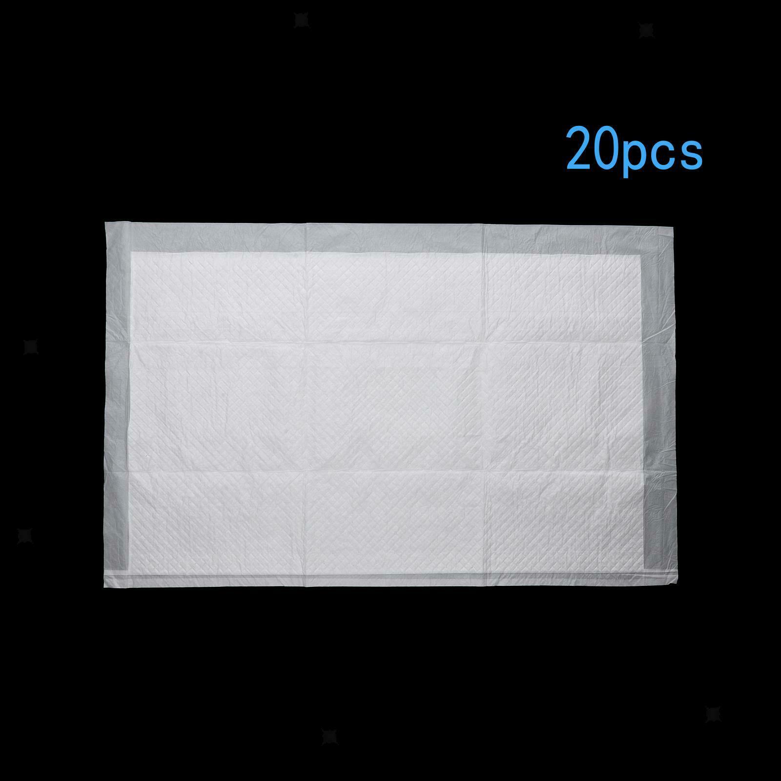 Pack of 20 Disposable Incontinence Bed Pads Sheet Baby Changing Mat 60x90cm